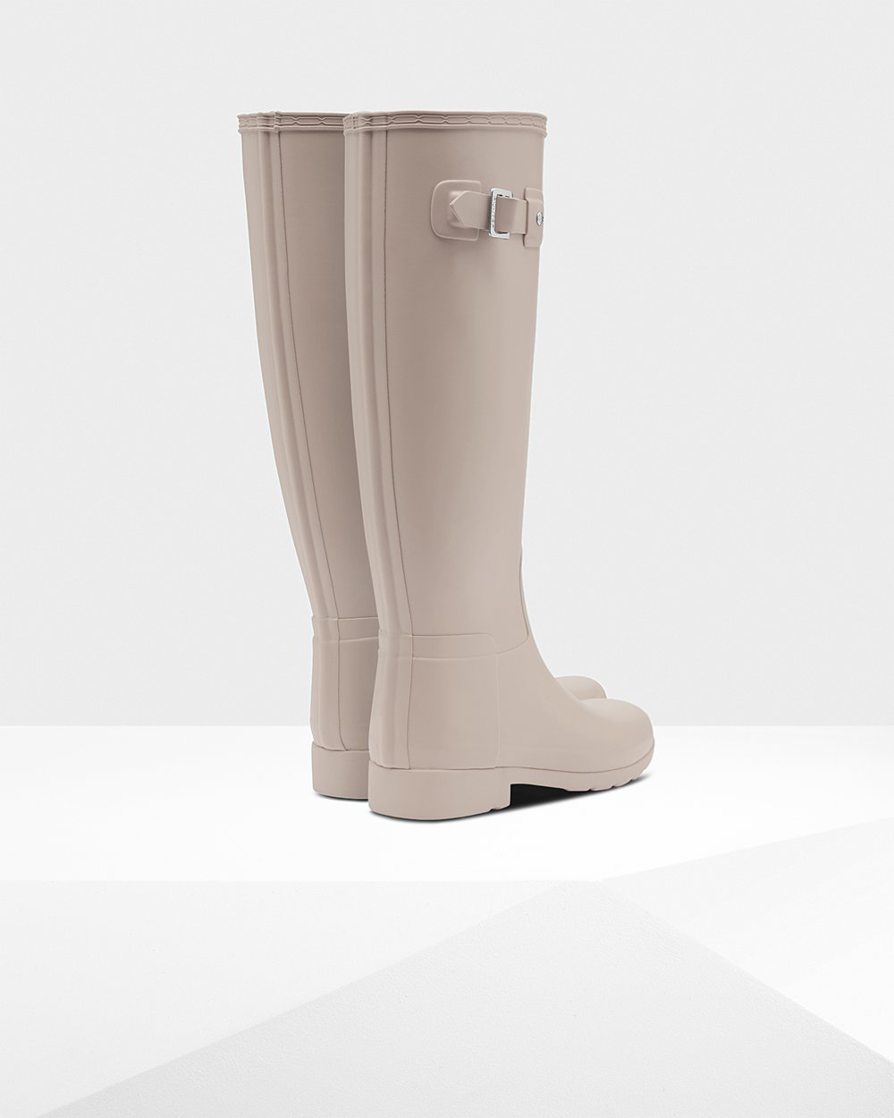Womens Tall Rain Boots - Hunter Refined Slim Fit (72ZRDOBJQ) - Grey